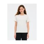 SKECHERS W Essential Crewneck T-Shirt Kadın Beyaz Tshirt S2510029-3855