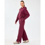 Skechers W Essential Wide Leg Regular Fit Kadın Eşofman Alt S2610010-3877 Bordoeux