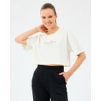 Skechers W Heavy Fabric T-Shirt Kadın Beyaz Tshirt S2520183-3855