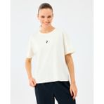 Skechers W Light Fabric T-Shirt Kadın Beyaz Tshirt S2520257-3855 - XS