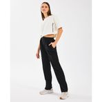 SKECHERS W Micro Wide Leg Pant Kadın Siyah Pantolon, Siyah, S