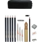 Sketch Dereceli Kurşun Kalem 14 Parça Eskiz Set - Çok Renkli