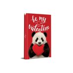 sketch Panda Görselli Sert Kapaklı Çizgili Not Defteri – 13x21cm Sert Kapak 192 Sayfa