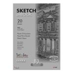 Sketchbook Sahra B3 Tutkallı 90 gr. IVORY 34,5x49,5 cm 20 yaprak