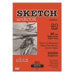 Sketchbook Salda B3 Tutkallı 90 gr. Beyaz 34,5x49,5 cm 20 yaprak