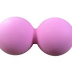 SKEWCOOL Fıstık Masaj Topu-Çift Masaj Lakros Topu, Fizik Tedavi için Hareket Topu, Miyofasiyal Gevşetme için Derin Doku Masaj Aracı, Tetikleme Noktası, Kas Düğümleri ve Yoga Terapisi (Pembe Fıstık Topu)