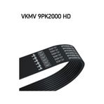 Skf Vkmv 9pk2000 Hd Kanallı V Kayısı Mercedes Axor 2 04 / Integro 06 / Tourısmo / Travego