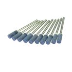 SKFGNX 10 adet 3mm Şaft Üstü Seramik Taşlama Başlığı Parlatma Aşındırıcı Tekerlek Döner Elektrikli Aletler, Silindir 5mm P150