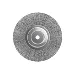 SKFGNX 75-200mm Çelik Tel Fırça Tel Tekerlek Fırçası Yuvarlak Tezgah Taşlama Temizleme Pas Parlatma Aşındırıcı Çapak Alma Aleti, 100x16mm, 1