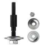 SKFGNX 75mm 3 inç Seramik Taşlama Tekerleği Aşındırıcı Parlatma Pedi Metal Pas Temizleme Parlatma Tekerleği Tezgah Matkabı Döner Alet Aksesuarları, Matkap Mil Adaptörü