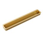 SKFGNX Basit modern çekmece dolap kapısı ayakkabı dolabı gizli gömme dolap kapısı oluklu görünmez sürgülü kapı kolu, altın, 206mm