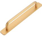 SKFGNX Kendinden Yapışkanlı Hazır Dolap Çekmece Kolu ve Çekme İtme Cam Mutfak Kapı Banyo Pencere Sürgülü Dolap Topuzu için Yapıştırıcı ile, Altın, 210mm