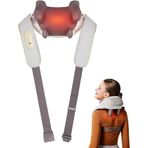 SKG H5 Mini Taşınabilir Omuz ve Boyun Masaj Aleti, Shiatsu Yoğurma Fonksiyonu, Isıtmalı Masaj, Yıkanabilir Kumaş, Kablosuz Tasarım, Type-C Şarjlı, Ev/Ofis/Araba Kullanımına Uygun