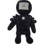 Skibidi Tuvalet Serisi Tv Adam Peluş Oyuncak Çocuk Hediye Siyah 24CM (Yurt Dışından) - Black