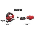 Skıl Set-23 (Skıl Compact 3440Ca Akülü Dekupaj Testere+Skıl 3136Aa 2,0Ah Li + 2.4A Şarj Cihazı Promo)
