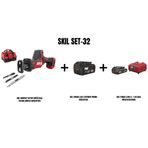 SKIL Set-32 ( COMPACT 3475FA AKÜLÜ KILIÇ TESTERE ÇANTALI+4,Ah Li BATARYA+2,5Ah Li + 2.4A ŞARJ CİHAZI)