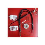 skilit samsun oto kilit Ford Fiesta Mk5 Coupe & Ford Fusion Coupe 2002-2008 Arası Uyumlu Ön Kapı Cam Kriko Teli Tamir Seti