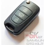 Skilit Samsun Oto Kilit Kia Rio Ceed Sportage Anahtar Kabı Kumanda Kabı Vidalı Logolu