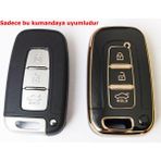 Skilit Samsun Oto Kilit Kia Sportage Rio Soul Optima Smart Kumanda Kılıfı Oto Anahtarlık 3 Tuşlu Siyah