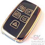 Skilit Samsun Oto Kilit Range Rover Jaguar Nano Anahtar Kılıfı Kumanda Kılıfı Oto Anahtarlık Siyah