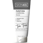 Skin401 Kömür Özlü Yüz Maskesi 75 ml Salisilik Asitli Arındırıcı Bariyer Onarıcı Tüm Cilt Tipleri