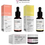Skin401 Retinol Sandvic Metodu Bakım Rutini Tüm Cilt Tipleri İçin 30ml Serum ve 50ml Krem