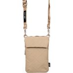 Skinarma Çapraz Vücut Çantası Sling Pouch Juno Cross-Hatch Naylon Scout Boyun Askı Kayışlı Haki