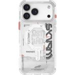 Skinarma İphone 17 Pro Max Kılıf M-Safe Uyumlu Yazı Desenli Airbag Tasarımlı Sonix Kapak Şeffaf