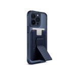 Skinarma SAIDO+KADO Mag-Charge iPhone 15 Pro İle Uyumlu kart tutuculu telefon kılıfı (Mavi)