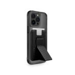 Skinarma SAIDO+KADO Mag-Charge iPhone 15 Pro İle Uyumlu Kart Tutuculu telefon kılıfı (Siyah)