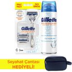 Skinguard Tıraş Makinesi + Tıraş Jeli 200ML + Çanta Hediyesi