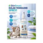 Skinsmart Animal Health Kedi Kulak Göz ve Deri Temizleme Spreyi Antiseptik Bakım Solüsyonu %99,9 Hijyen 100 ML