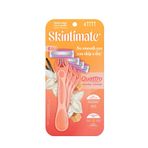 Skintimate Sıcak Vanilya Şekerli Tek Kullanımlık Kadınlar İçin Tıraş Bıçağı (Çizikleri Önlemek İçin Tasarlanmıştır) 4 Adet