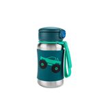 Skip Hop Spark Style Kamyon Desenli Çelik Pipetli Unisex Çocuk Suluk