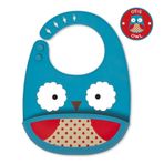 Skip Hop Zoo Baykuş Silikon Önlük