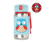 Skip Hop Zoo Pipetli Paslanmaz Çelik Suluk 350 ml Baykuş