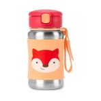 Skip Hop Zoo Pipetli Paslanmaz Çelik Suluk 350 Ml Tilki