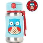 Skip Hop Zoo Pipetli Paslanmaz Çelik Suluk Baykuş Yeşil Tek Ebat