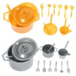 SKISUNO 2 Takım Miniatür Mutfak Sofrası Seti Mini Çatal Kaşık ve Takımı Çocukların Rol Oynama Oyunları için Uygun Alternatifi Eğlenceli Mini Dekorasyonu