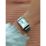Skmi Polo White Vintage Model Kadın Kol Saati 93 - Altın - Gümüş