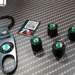 SKODA AUTO LOGO ANAHTARLIK SİBOP KAPAĞI SETİ