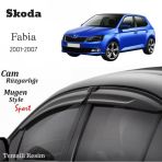 Skoda Fabia 2001 Mugen Cam Rüzgarlığı
