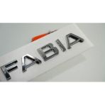 Skoda Fabia 2013+ Yeni Nesil Bagaj Krom Abs 3m 3d Yazı Logo Amblem