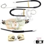 Skoda Fabia Mk1 1999-2008 4/5 Kapi Praktik Van 6Y1837462 Icin Elektrikli On Sag Cam Kriko Tamir Seti