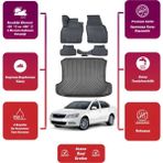 Skoda Octavia 2009 Model Bagaj Havuzu+4d Araca Özel Havuzlu Paspas Takımıı Maxii - Siyah