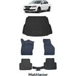 Skoda Octavia 2015 Model 5d Premium Ekstra Havuzlu Paspas ve Bagaj Havuzu Set - Siyah