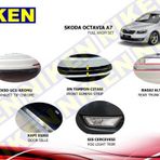 Skoda Octavia Krom Nikelaj Kaplama Seti Komple A7 2013 /20