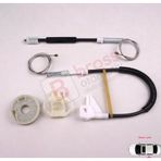 Skoda Octavia Mk1 1U 1996-2000 Makyajsiz Kasa Icin Elektrikli Arka Sol Kapi Cam Kriko Tamir Seti