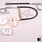 Skoda Octavia Mk1 1U 2001-2010 Makyajli Kasa Icin Elektrikli Arka Sol Kapi Cam Kriko Tamir Seti