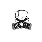 Skoda Piston Kuru Kafa Araba Sticker Yapıştırma